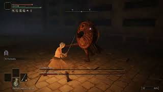 Cruicible Knight Duo with Sekiro Deflection and Dodge mod