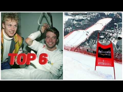 Top 6 Worst Kitzbühel Crashes 🇦🇹
