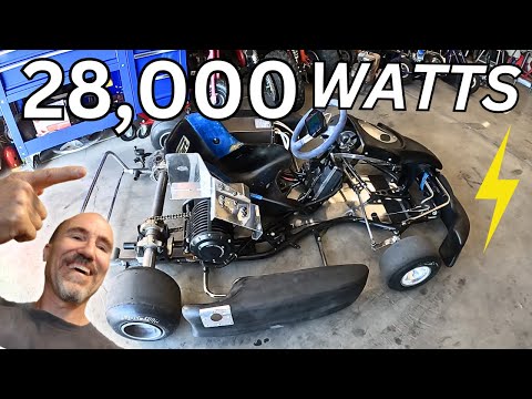 How to build an INSANE electric Go kart!