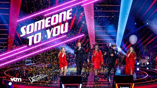 Grace, Joke, Nanou, Simon &amp; Robin - 'Someone to you' | Finale | The Voice van Vlaanderen | VTM