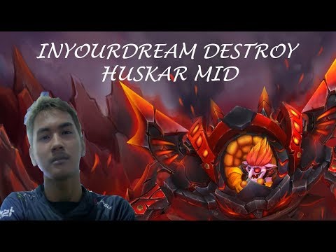HARD LANE BUT EASY GAME FOR TOP 1 SEA INYOURDREAM TIMBERSAW VS HUSKAR MID