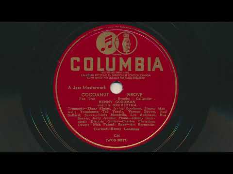 1940 BENNY GOODMAN Coconut Grove BIG BAND JAZZ - 78 RPM Record