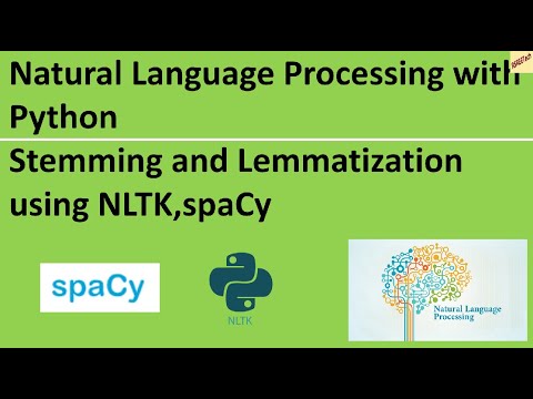 Stemming and Lemmatization using NLTK , spaCy   Natural Language Processing with Python #nlp #python