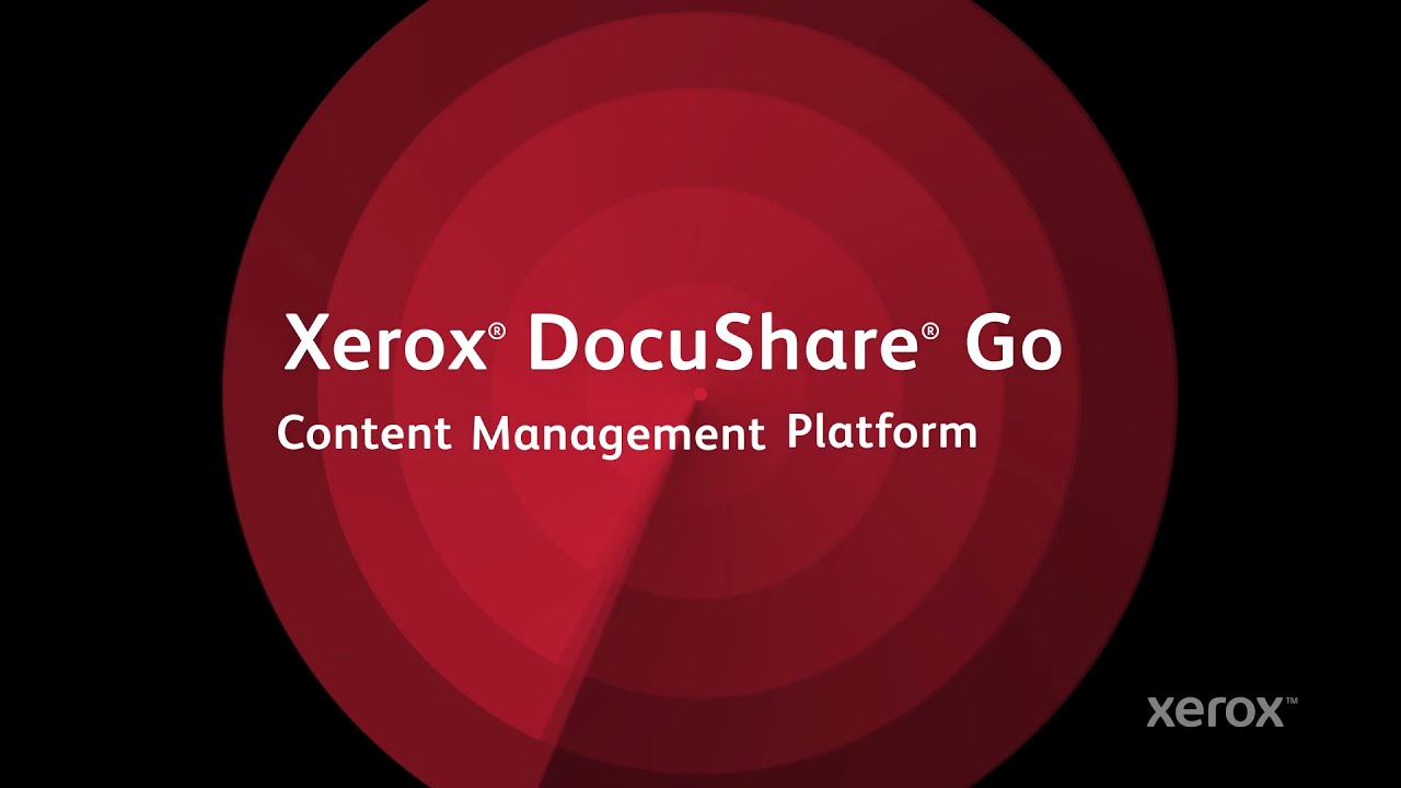 Xerox DocuShare Go YouTube Видео