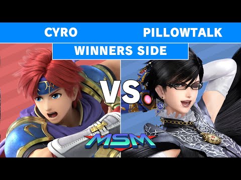 MSM 193 Cyro (Roy) vs Pillowtalk (Bayonetta) Winners Pools - Smash Ultimate