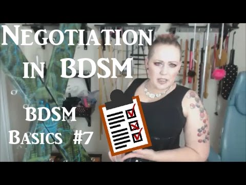 🕴 How to Negotiate a Kinky Scene: BDSM Negotiation Tutorial - #BDSM Basics Ep#7