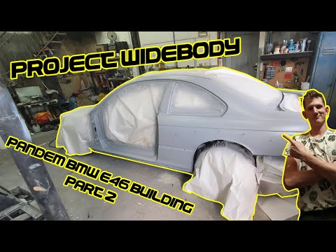Project Pandem Widebody BMW E46 building Part 2