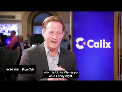 Michael Weening CEO of Calix Talks New Technology Platform on NYSE Floor Talk