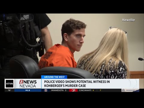 Police video shows potential witness in Bryan Kohberger trial