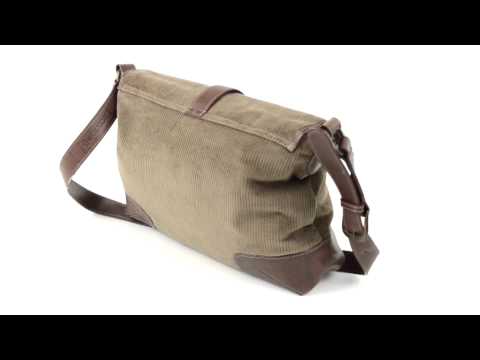 AmeriBag® Browning Missoula Corduroy Messenger Bag - Small (For Women)