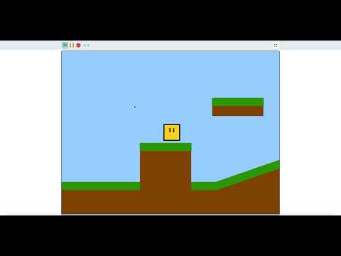 How to make a simple platformer game in scratch | Scratch tutorials!
