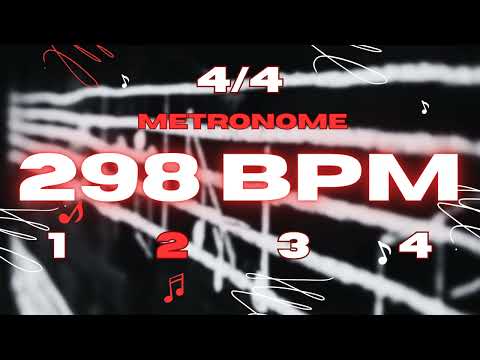298 BPM - 4/4 Metronome