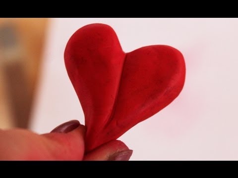 Make a Simple Polymer Clay Heart Fast