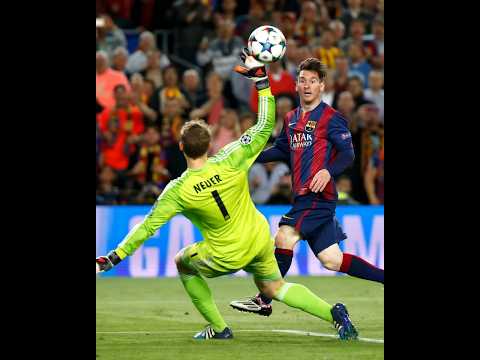 Neuer vs Players + Messi 🤯