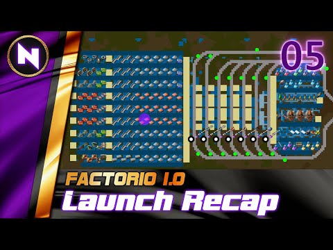 Factorio Launch Recap #5 SCIENCE DESIGN | Livestream Footage