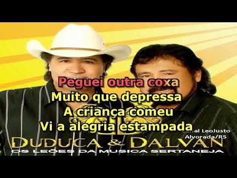 Um Jantar Pra Jesus _ Duduca e Dalvan _ Karaokê (música original)