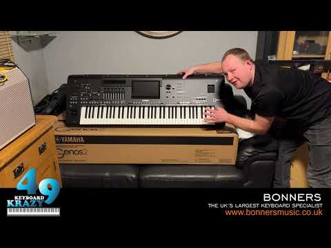 Yamaha Genos 2 Keyboard - Unboxing & Demonstration Songs