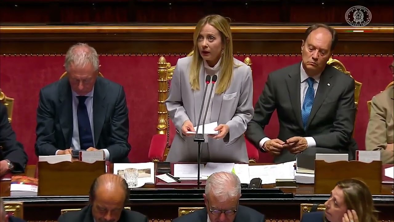PREMIER TIME - GIORGIA MELONI RISPONDE AL SENATORE ROMEO