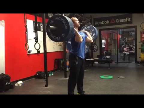 Ben Smith, power clean & jerk 150 kg