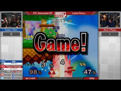 CFL Smackdown 121 Melee - Colbol + Oaty vs Kuya + Panda - Doubles Losers Finals