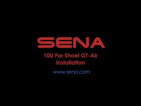 Sena 10U How To Video for Shoei GT Air How To Video (Installation)