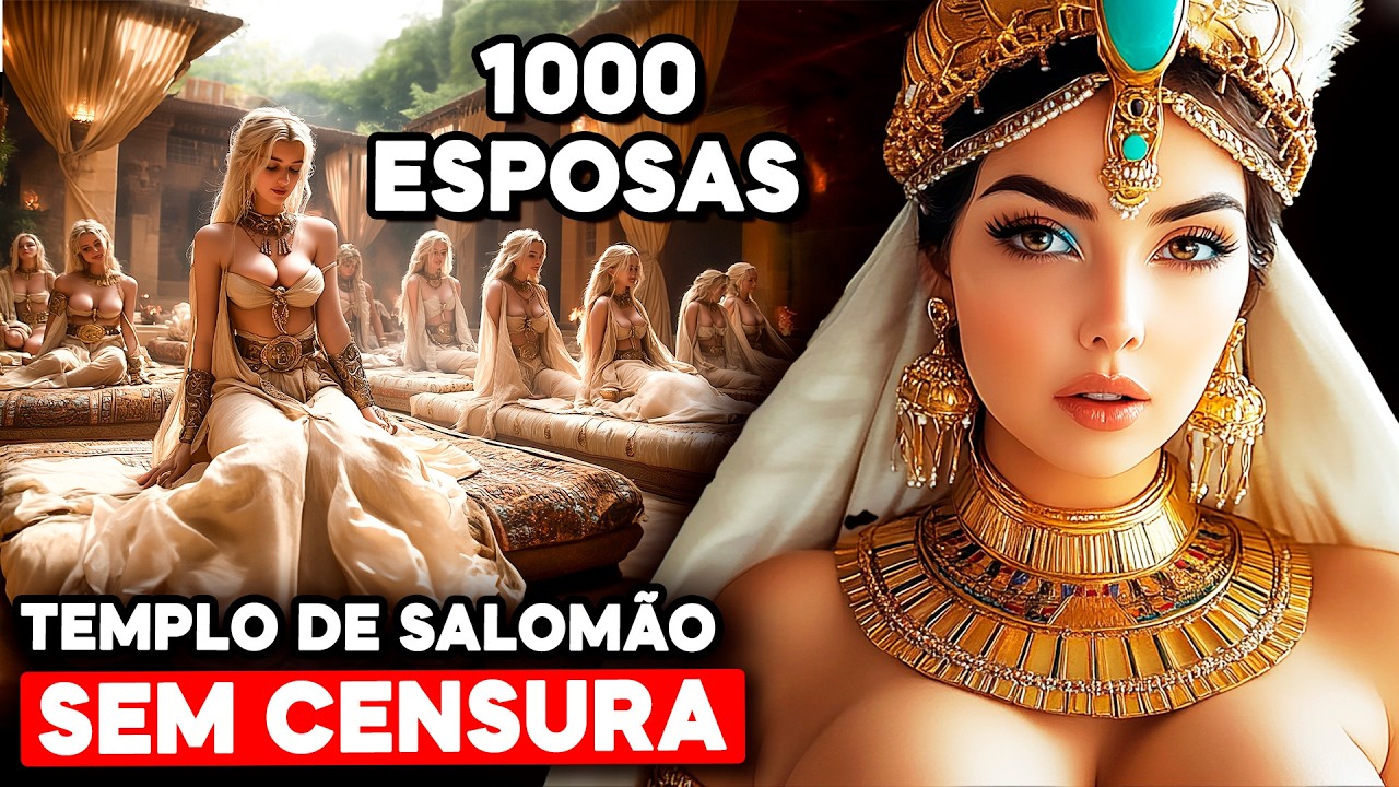 Assim era a Vida no TEMPLO DE SALOMÃO: Como Salomão Dava Conta de 1000 Esposas