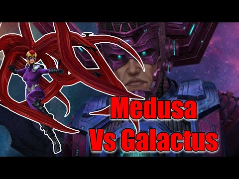 Medusa vs Galactus! Giant Boss Raid (Marvel Future Fight)