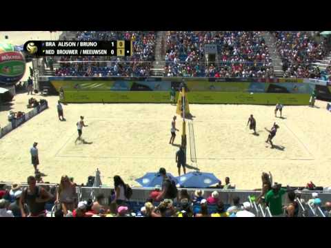 Alison/Bruno Schmidt vs Brouwer/Meeuwsen (Semifinals) LONG BEACH GS 2015