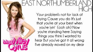 Miley Cyrus - East Northumberland High Lyrics:)