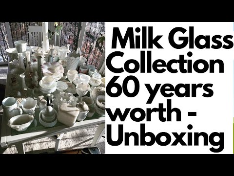 60 Year Collection of Milk Glass - Join us for the unboxing
