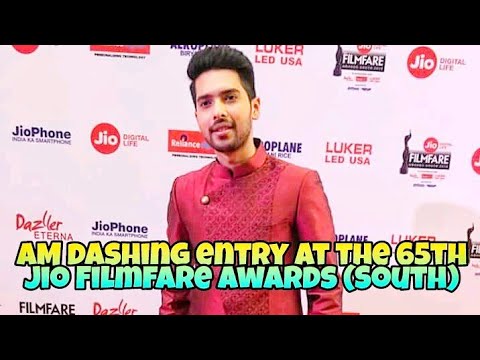 Armaan Malik Makes A Dashing Entry At The 65th Jio Filmfare Awards || South || 2018