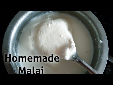 Homemade Milk Cream | How to make Homemade Malai | Malai | Milk Cream | Homemade Milk Malai |