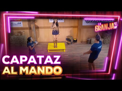 The Boss in charge of La Granja VIP! He's the new foreman of the week.