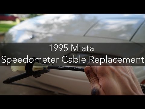 1995 NA Miata Speedometer Cable Replacement