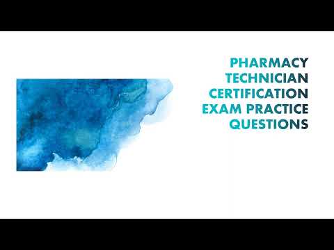 PTCB PRACTICE TEST QUESTION #1