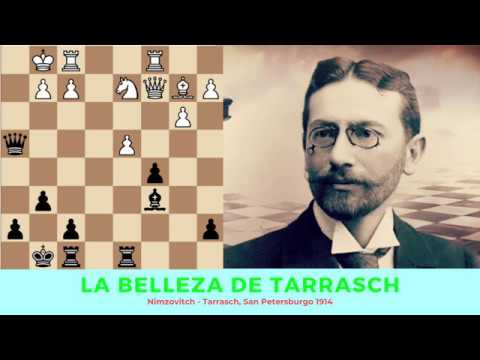Partidas espectaculares: La belleza de Tarrasch. Nimzowitsch - Tarrasch, San Petersburgo 1914