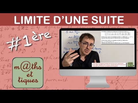 Comprendre la notion de LIMITE d'une SUITE - Première