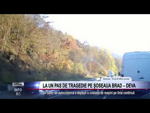 LA UN PAS DE TRAGEDIE PE ȘOSEAUA BRAD – DEVA