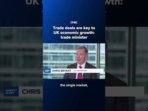 Trade deals are key to UK economic growth: trade minister