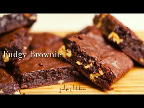 Fudgy Chocolate Brownies | Chocolate Walnut Brownies | Best Fudgy Brownie Recipe | Brownies