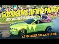 CRAZY SMOKEY BURNOUTS💨GOODGUYS AFTER PARTY Quaker Steak & Lube Saturday Columbus Ohio 2022