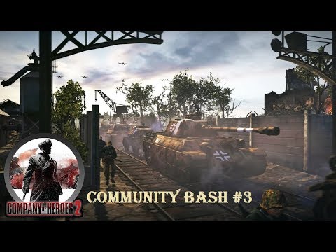 Company of Heroes 2 - Community Bashing #3- 2vs2 - Düsseldorf Stadtkampf