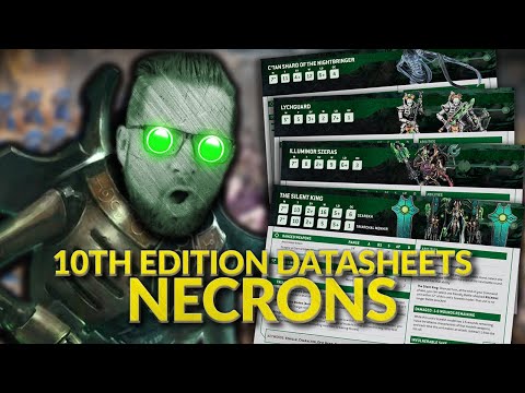 ALL NECRON DATASHEETS - 10th Edition Warhammer 40k Rules