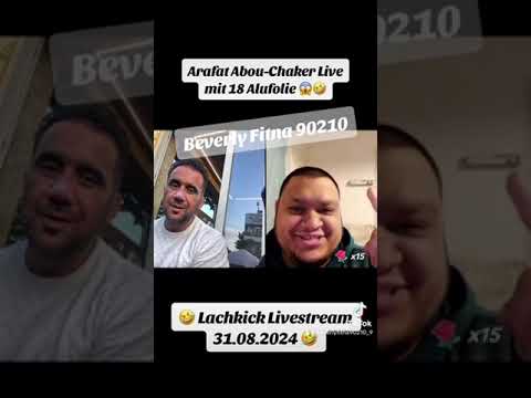Arafat Abou-Chaker Live mit 18 Alufolie 😱🤣 31.08.2024 #arafatabouchaker #18alufolie #viral #trending