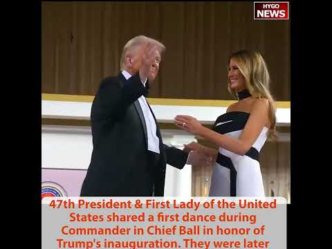 Trump & Melania shared first dance Commander-in-Chief Ball, later joined by Vance & 2nd lady Usha