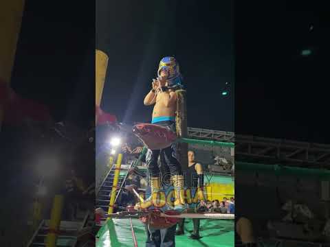El pequeño gigante de Arena El Jaguar #sportsentertainment #wrestling #luchalibremexicana