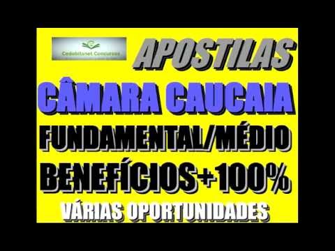 CÂMARA CAUCAIA CE CONCURSO PÚBLICO CÂMARA MUNICIPAL CAUCAIA CEARÁ APOSTILA MATERIAL ESTUDO CEDOBITSN