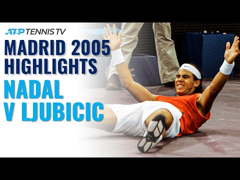 Rafa Nadal v Ivan Ljubicic: Madrid 2005 Classic Tennis Highlights