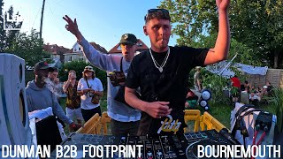 Footprint b2b Dunman DJ set