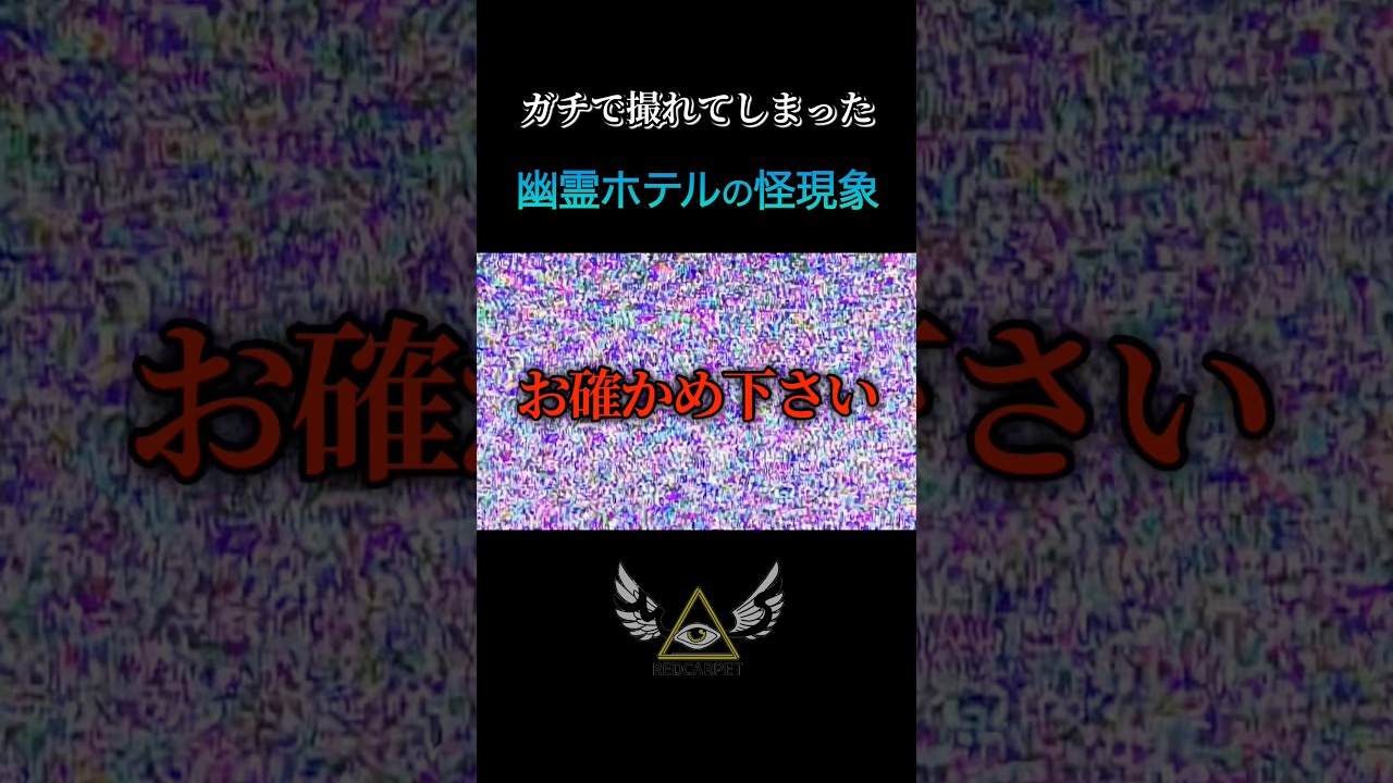 【心霊】ガチ幽霊ホテル#ghost #恐怖 #心霊 #怪現象